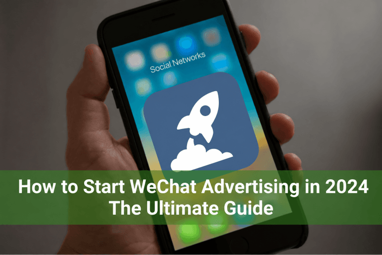 Advertising launch article cover with a neutral rocket symbol